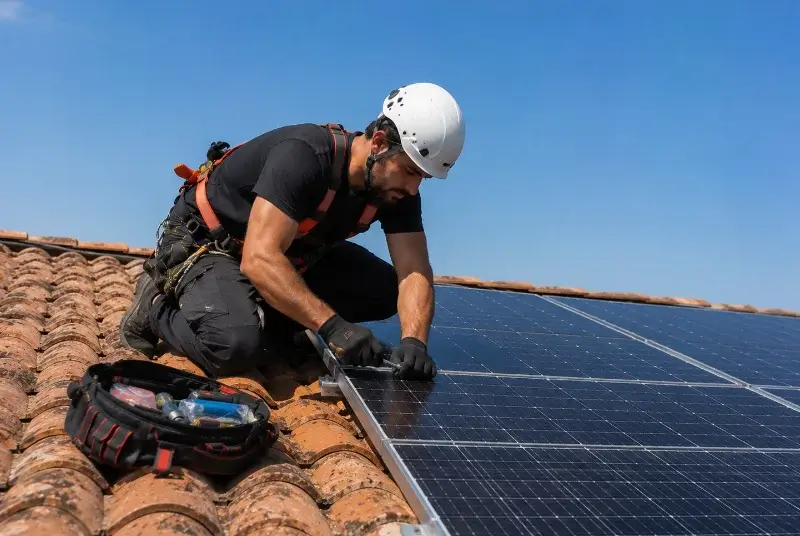 Maintenance et monitoring de panneaux solaires à Saint-Marcel-Bel-Accueil